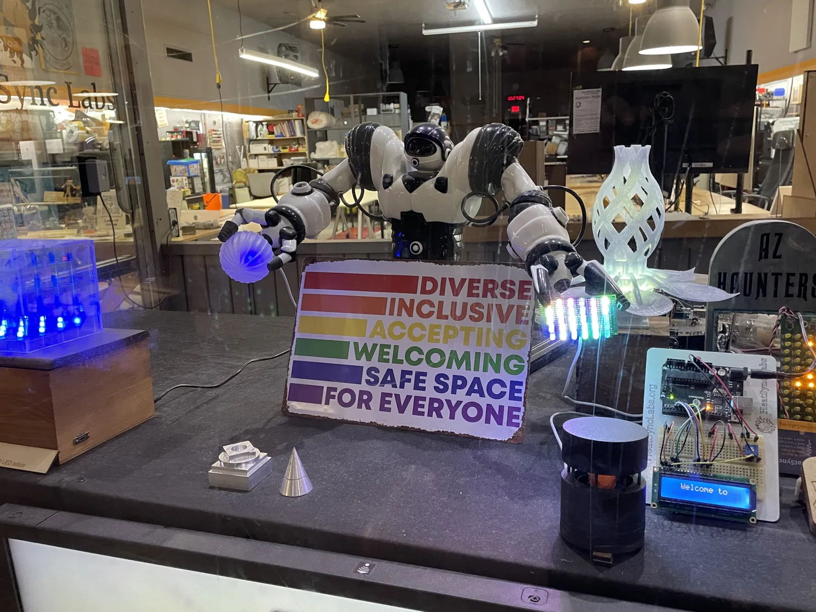 HeatSync Labs — Front Window